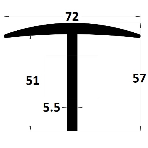 Weight bridge rubber - 57x72 mm