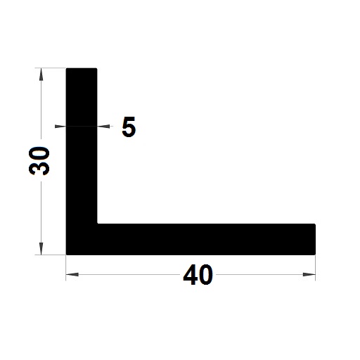 L Profile - 30x40 mm