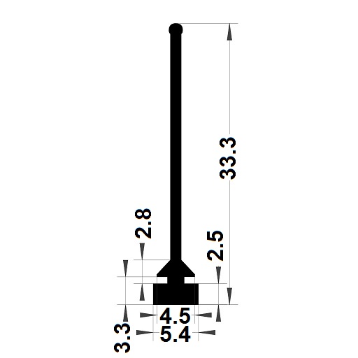 JOINT SUIVANT CROQUIS HT 33 M/M