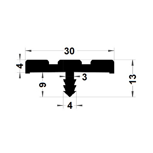 Joint de finition - 13x30 mm