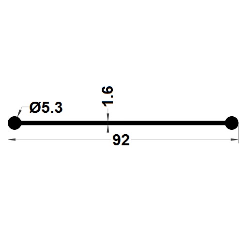 Joint menuiserie - 5,30x92 mm