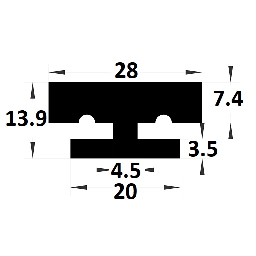 Frame protection gasket for 28 mm support