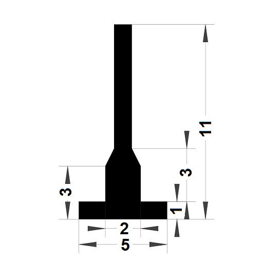 Joint menuiserie - 11x5 mm