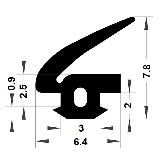 Joint menuiserie - 7,80x6,40 mm