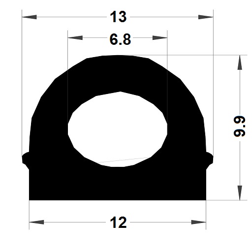 Joint tubulaire - 9,90x13 mm