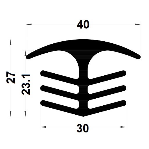 Expansion gasket - 27x40 mm