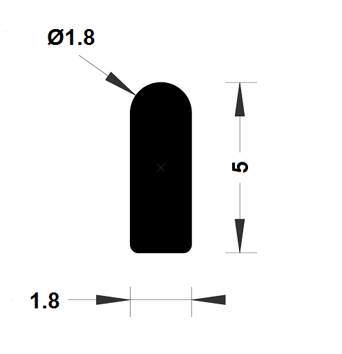 Joint de cuve - 5x1,80 mm