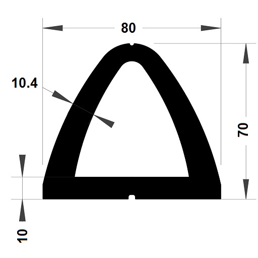 Fender - 70x80 mm