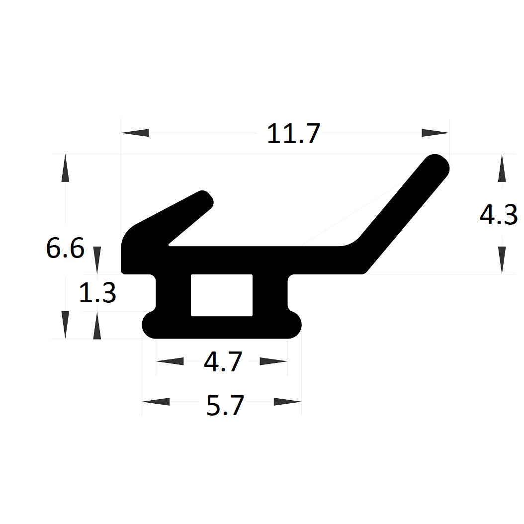 Joint serreur - 6,60x11,70 mm