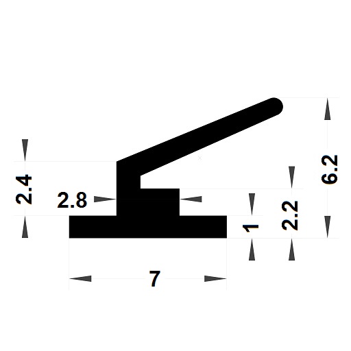 Joint menuiserie - 6,20x7 mm