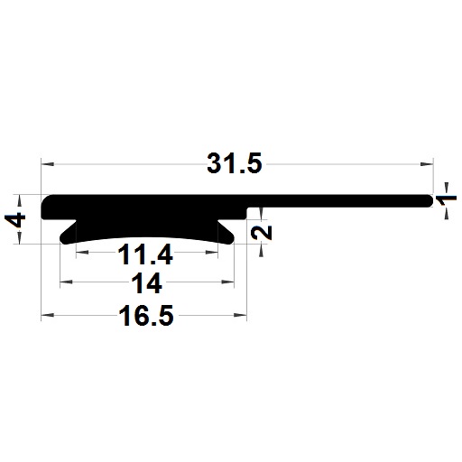 Joint menuiserie - 4x14 mm