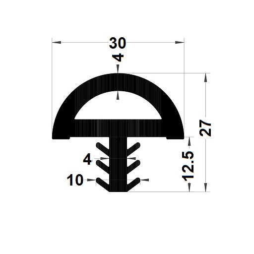 Joint de finition - 27x30 mm