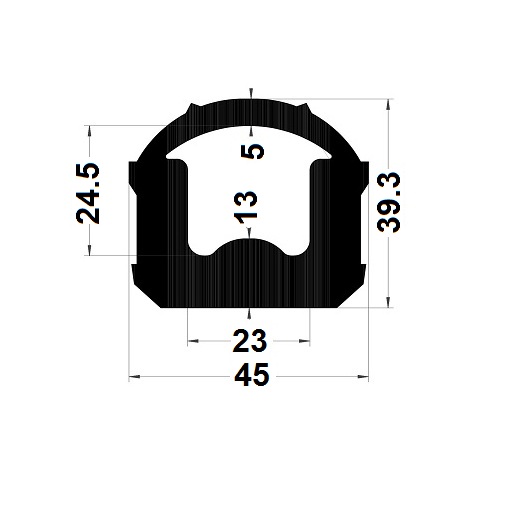 Tank gasket - 39,30x45 mm