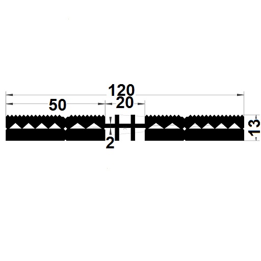 Joint drainant - 13x120 mm