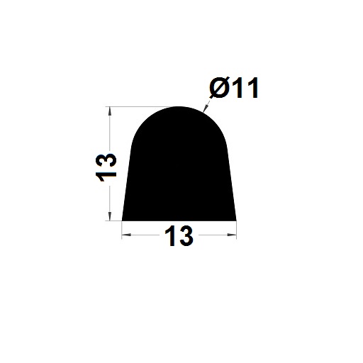 Joint de cuve - 13x13 mm