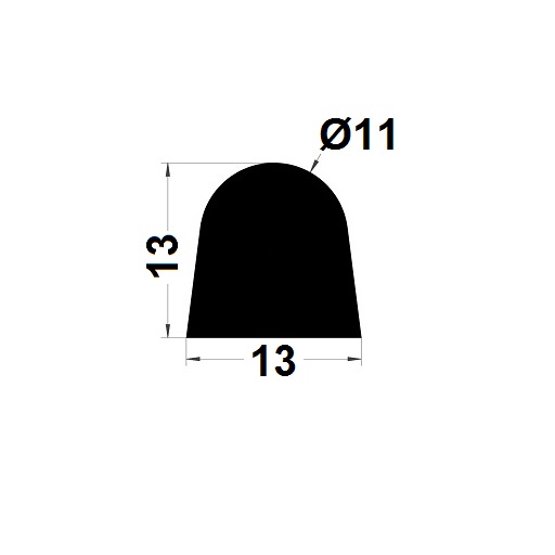 Tank gasket - 13x13 mm