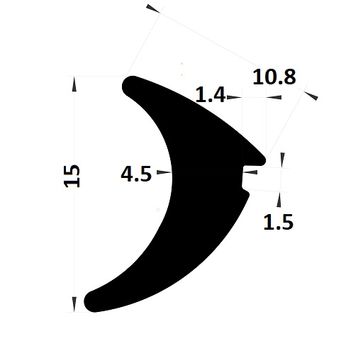 Wedge gasket - 10,80x15 mm