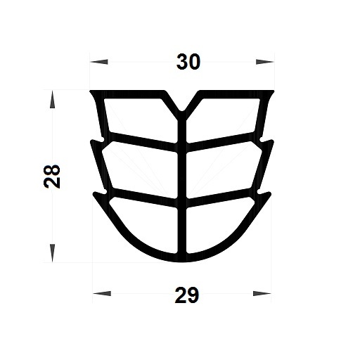 Expansion gasket - 28x30 mm