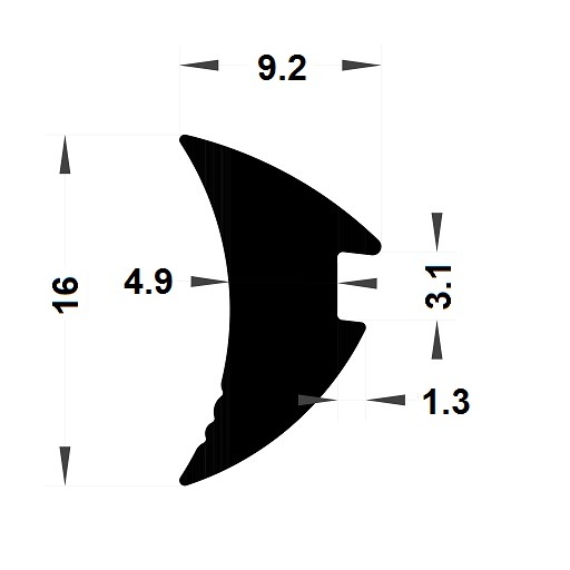 Joint de bourrage - 9,20x16 mm
