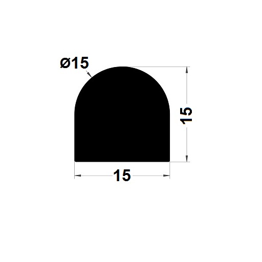 Tank gasket - 15x15 mm