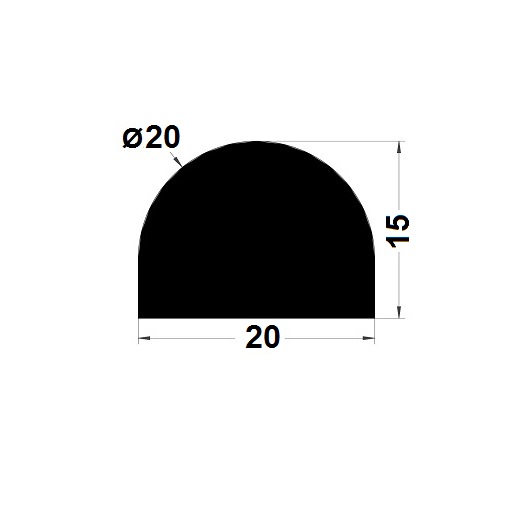 Tank gasket - 15x20 mm