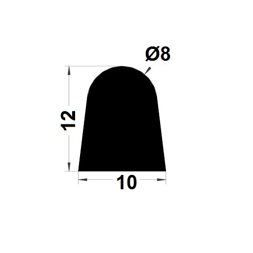 Tank gasket - 12x10 mm