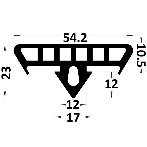 Joint de pupitre pour support de 54,20 mm