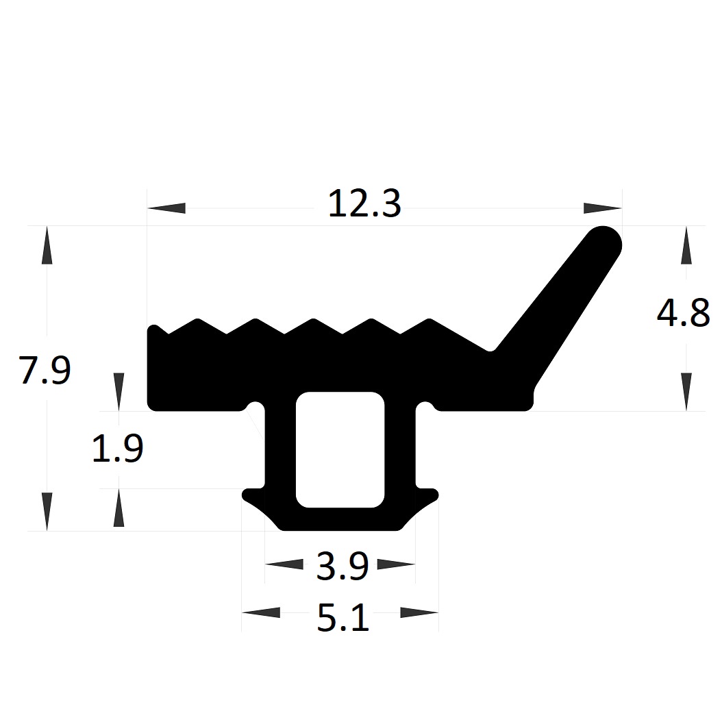 Joint serreur - 7,90x12,30 mm