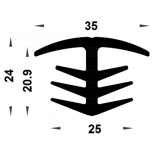 Expansion gasket - 24x35 mm