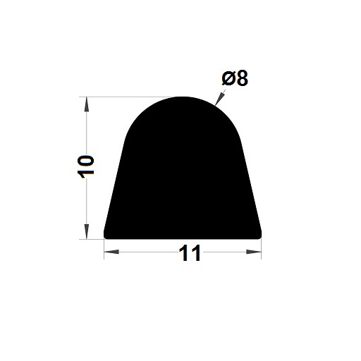 Tank gasket - 10x11 mm