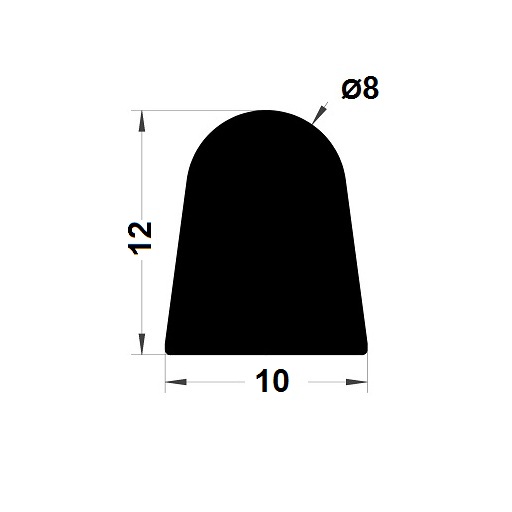 Tank gasket - 12x10 mm