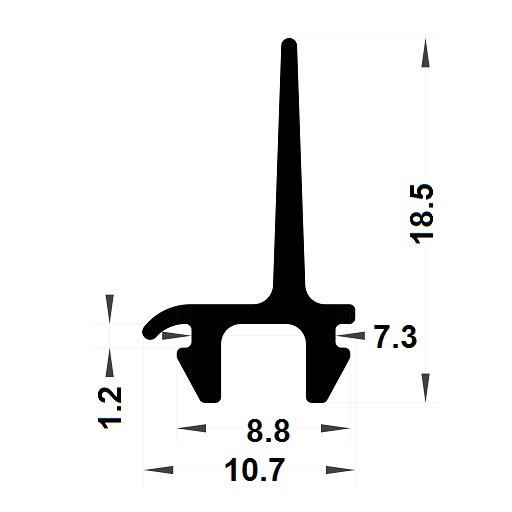 Joint menuiserie - 18,50x8,80 mm