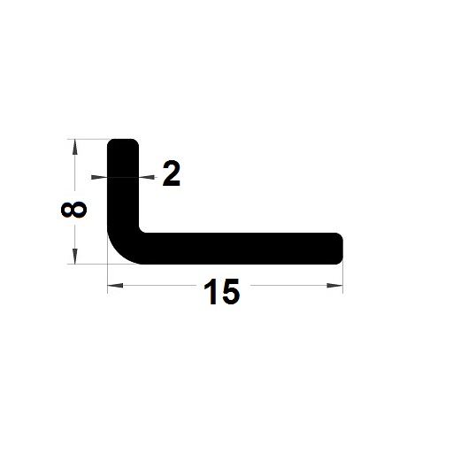 L Profile - 8x15 mm