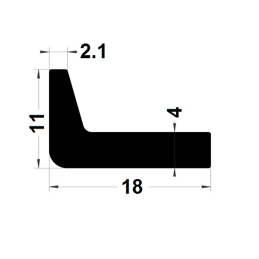 L Profile - 11x18 mm