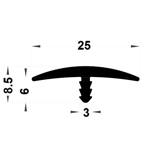 Expansion gasket - 8,50x25 mm