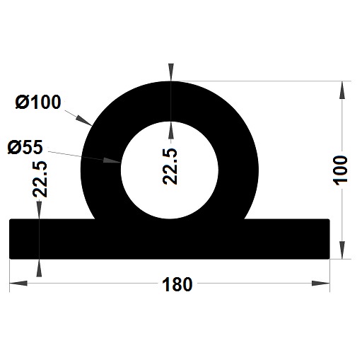 Fender - 100x180 mm