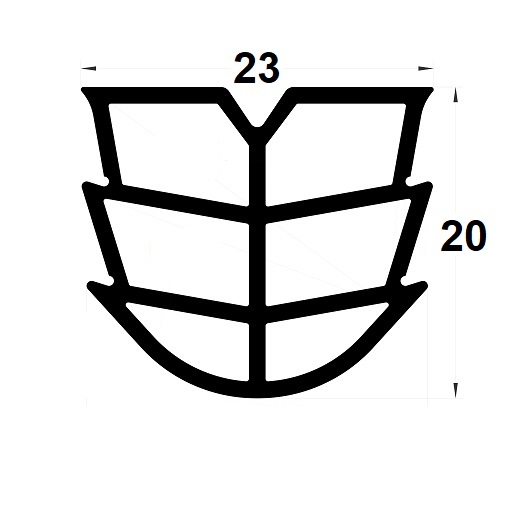 Expansion gasket - 20x23 mm