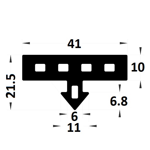 Frame protection gasket for 41 mm support