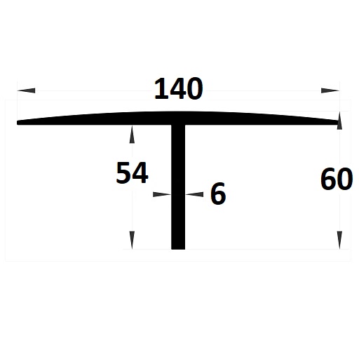 Joint pont bascule - 60x140 mm