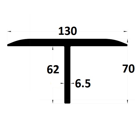 Weight bridge rubber - 70x130 mm