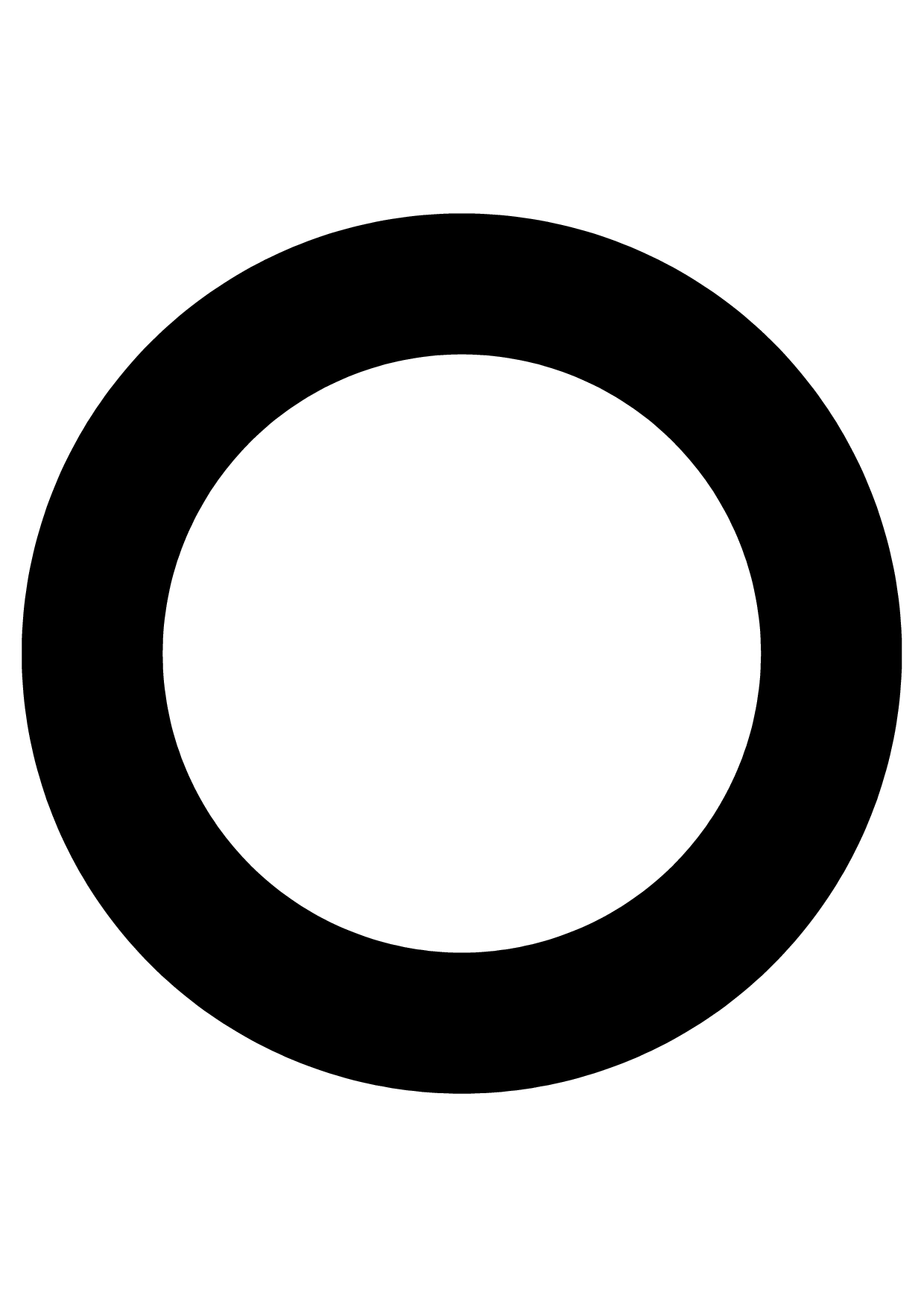Round tube 34 x 50 thickness 8 mm