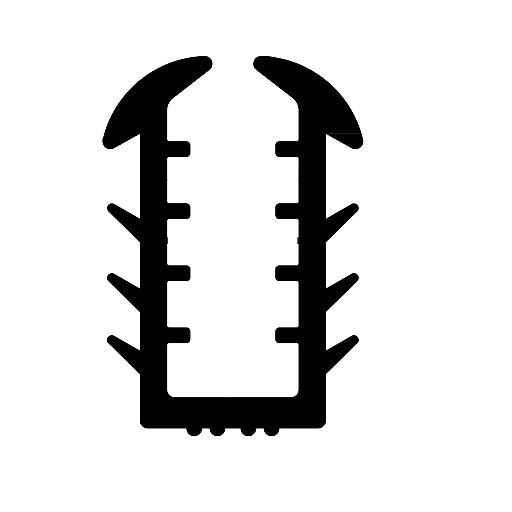 Joint profile de vitrage pour ferroviaire F1568