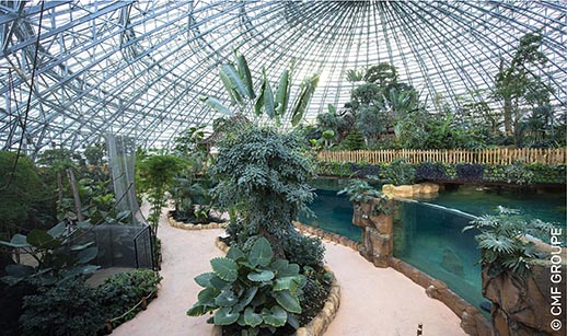 Installation de joint d'étanchéité au Zooparc de Beauval